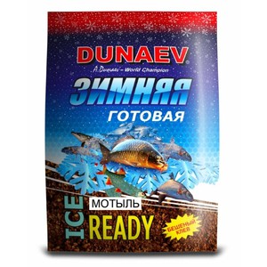 Прикормка Dunaev ICE-READY 500гр Мотыль