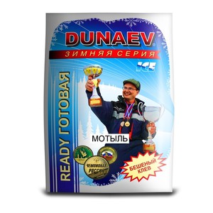 Прикормка Dunaev ICE-READY 750гр Мотыль