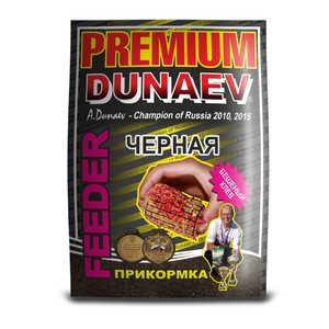 Прикормка Dunaev Premium Фидер,черная 1 кг