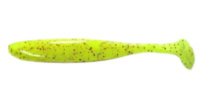 Резина Keitech Easy Shiner 4.0 PAL #01 Chartreuse Red Flake