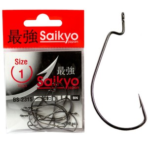 Крючки офсетные Saikyo BS-2315 Offset Wide Range Worm