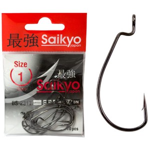 Крючки офсетные Saikyo BS-2317 Magna Super Lock Worm