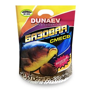 Прикормка DUNAEV Базовая смесь 2,5кг черная