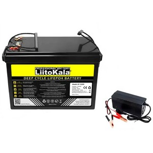 Аккумулятор Liitokala Lifepo4 24 В 100 Ач дисплей + зарядное устройство