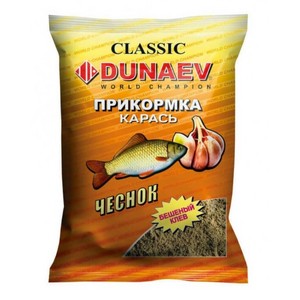 Прикормка DUNAEV Карась Чеснок 0,9кг.