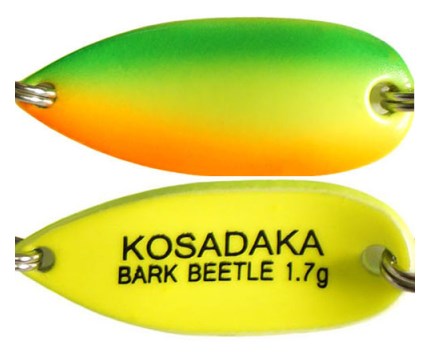 Блесна Kosadaka Trout Police Bark beetle 24mm 1.7g 327